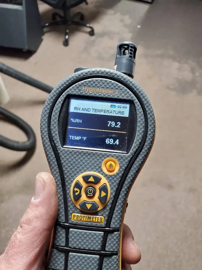 Moisture meter humidity assessment for Fire & Smoke Damage Restoration in Heeia
